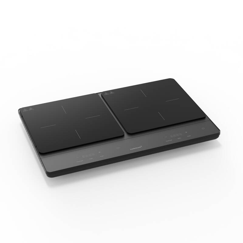Bếp Điện Từ Đ&ocirc;i Locknlock Dual Induction Cooktop Mặt K&iacute;nh Ceramic Cao Cấp Với 10 C&ocirc;ng Suất Nấu EJI347BLK - M&agrave;u đen, , large image number null
